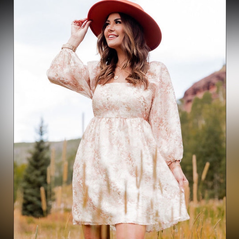 Pink Lily x Amber Massy Wildflower Meadows Tulle Dress